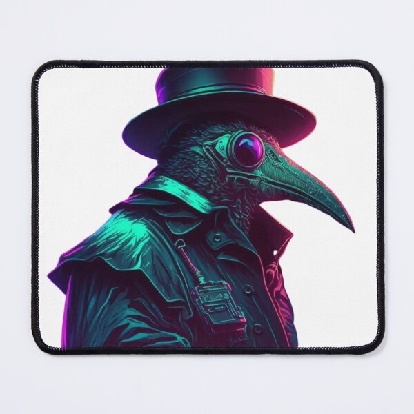 Item preview, Steampunk Doctor Crow: A Black Plaque with a Steam Punk Crow Design designed and sold by AkoSiEss.