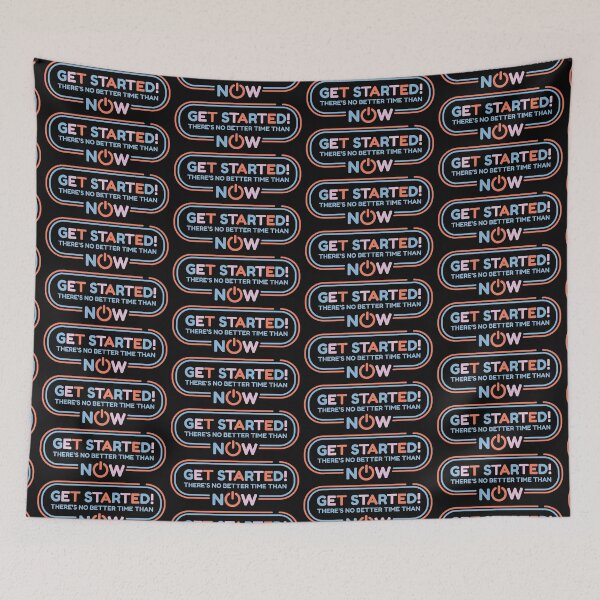 Item preview, Get Started! There's No Better Time Than Now designed and sold by Andantino.