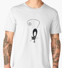 Black cat silhouette Men's Premium T-Shirt