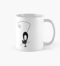Black cat silhouette Mug
