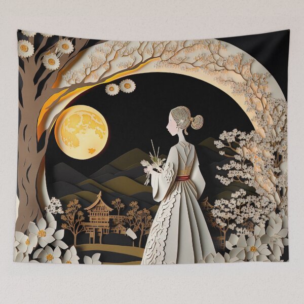 Item preview, Lunar Moon Scene designed and sold by Juliascutecornr.