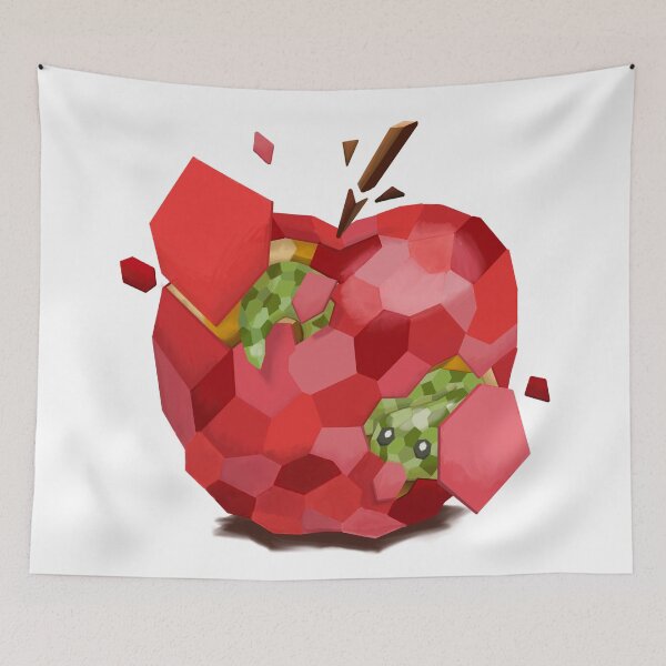 Item preview, Red apple worm. designed and sold by DreamySheeep.