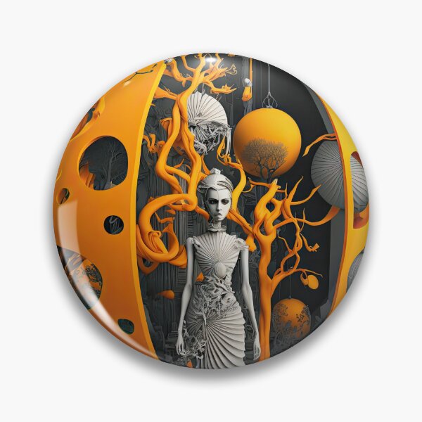 Artikelvorschau, Orange Gelb Plastik Fantasie 01 entworfen und verkauft von inoculum-art.