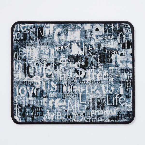 Item preview, Abstract grunge urban geometric chaotic collage with words and letters designed and sold by olgersart.