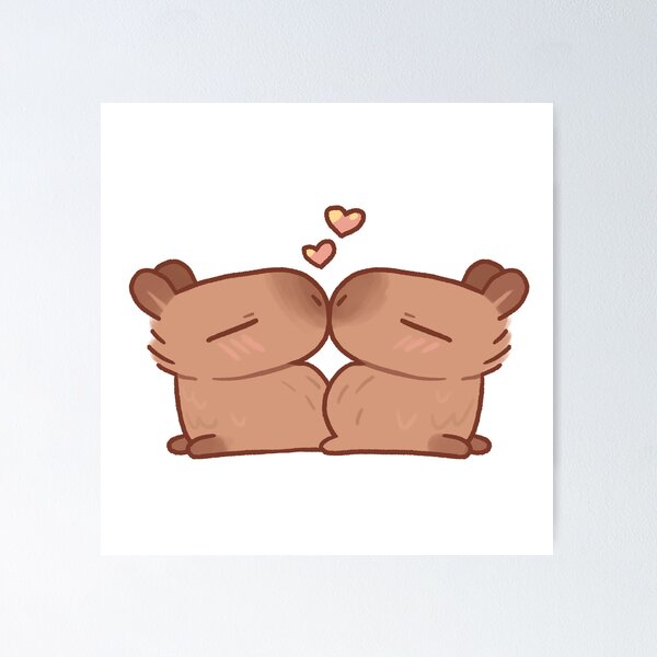 Item preview, capybara (smooch) designed and sold by Funzoi.