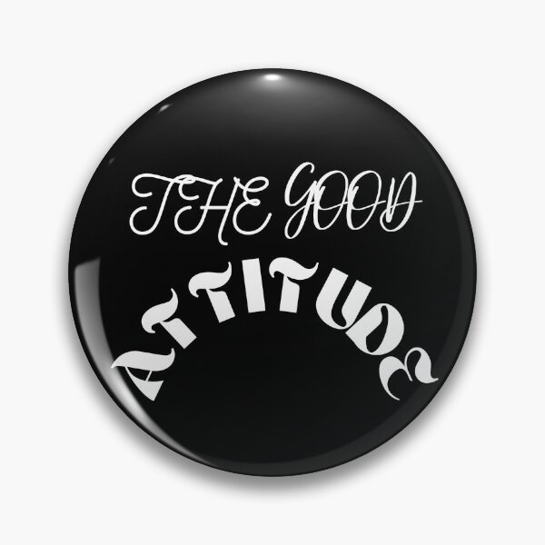 Item preview, THE GOOD ATTITUDE BLACK designed and sold by 2brothersgoods.