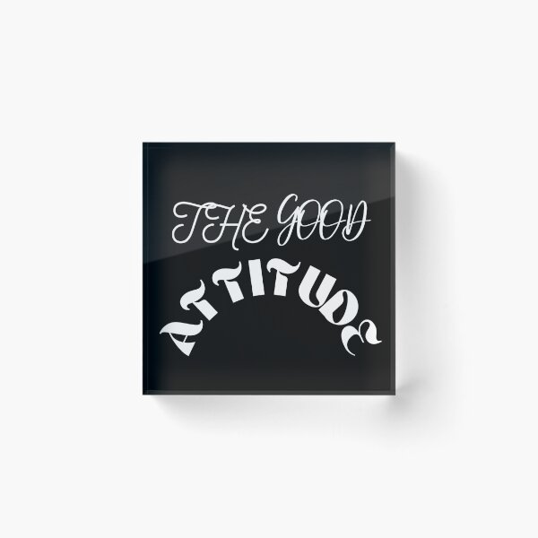 Item preview, THE GOOD ATTITUDE BLACK designed and sold by 2brothersgoods.