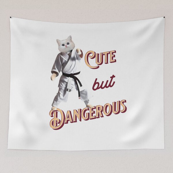 Item preview, Cute but dangerous funny cat  designed and sold by Winarrts.