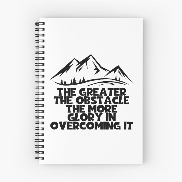 Item preview, The Greater The Obstacle The More Glory In Overcoming It - Society Of Jesus designed and sold by PhiloJourney.