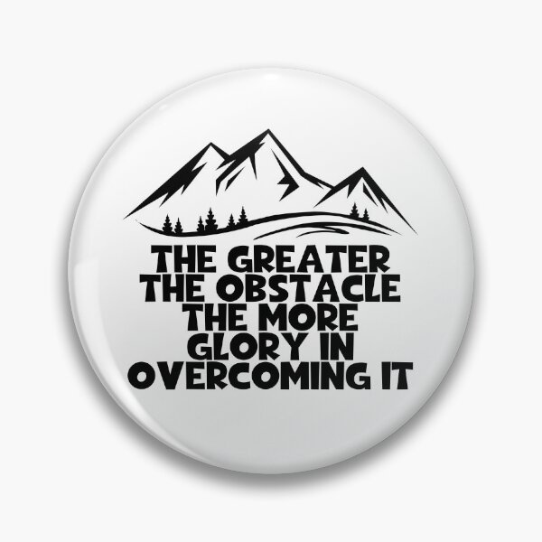 Item preview, The Greater The Obstacle The More Glory In Overcoming It - Society Of Jesus designed and sold by PhiloJourney.