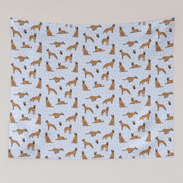 Item preview, Belgian malinois cute illustration pack  designed and sold by Yarafantasyart.