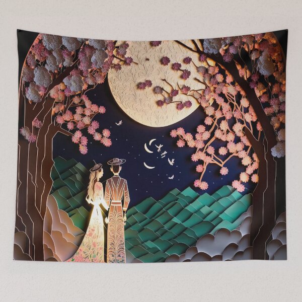 Item preview, Lunar Moon Scene designed and sold by Juliascutecornr.
