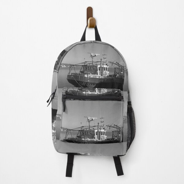 Item preview, Trawlers at Moville Fishing Life Donegal black and white designed and sold by eddiebarronshop.