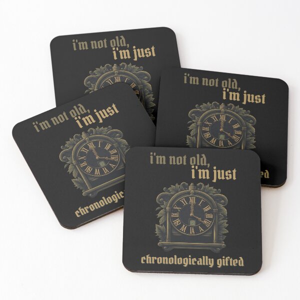 Item preview, i'm not old, i'm just chronologically gifted - Funny Vintage Design designed and sold by Cr4ftyCreations.
