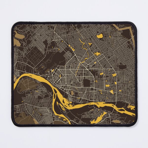 Item preview, N'Djamena City Map of Chad - Pastel designed and sold by deMAP.