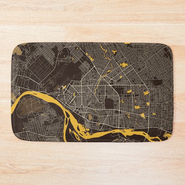 Item preview, N'Djamena City Map of Chad - Pastel designed and sold by deMAP.