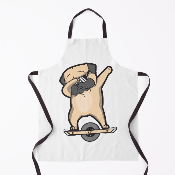 Item preview, funny pug dog ride a onewheel  designed and sold by QUEEN-WIVER.
