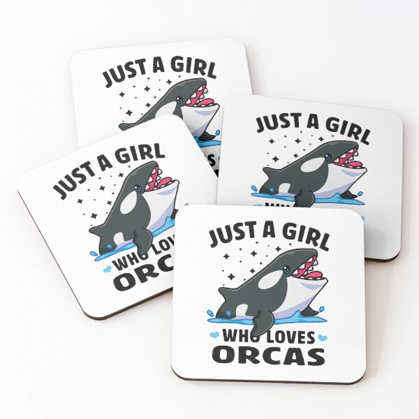 Item preview, Just a girl who loves orcas cute killer whale  designed and sold by Majesticoo.