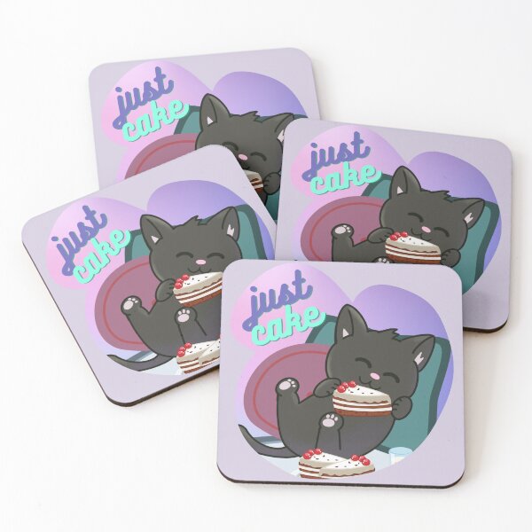 Item preview, Just cake cat with cake designed and sold by SMagicDesigns.