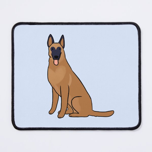 Item preview, Belgian malinois cute illustration  designed and sold by Yarafantasyart.