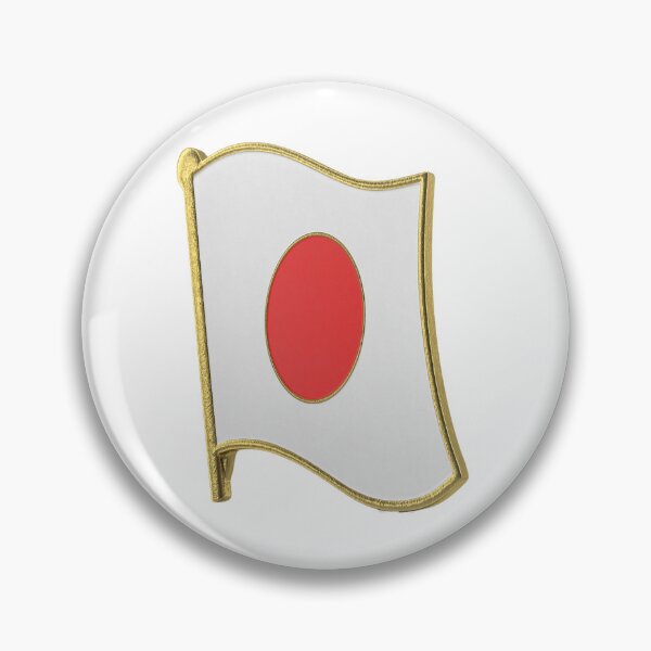 Item preview, Japan Flag Lapel Pin designed and sold by Home-of-art.