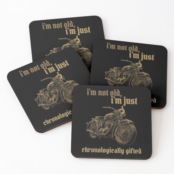 Item preview, i'm not old, i'm just chronologically gifted - Funny Vintage Design designed and sold by Cr4ftyCreations.