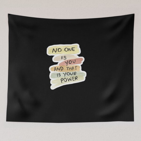 Item preview, No one is you and that is your power designed and sold by ArtOfArty.