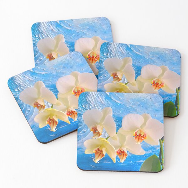Item preview, orchids and the ocean designed and sold by Tereza Pilar  Art.