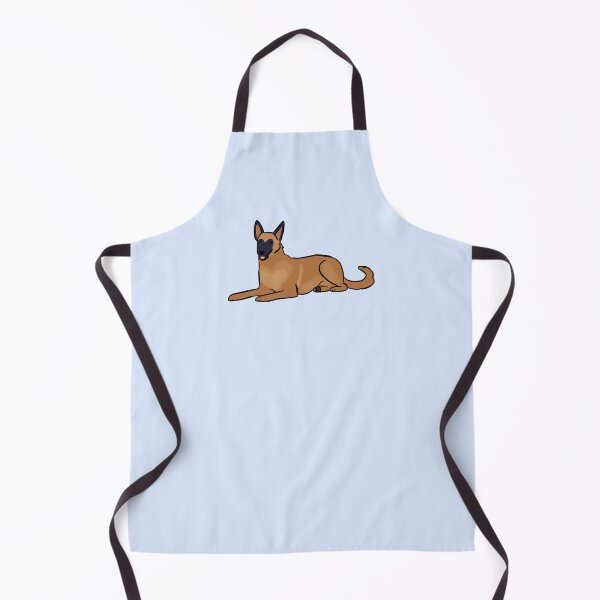 Item preview, Belgian malinois cute illustration  designed and sold by Yarafantasyart.