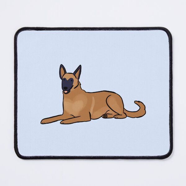 Item preview, Belgian malinois cute illustration  designed and sold by Yarafantasyart.