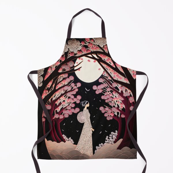 Item preview, Lunar Moon Scene Pink Leaves designed and sold by Juliascutecornr.