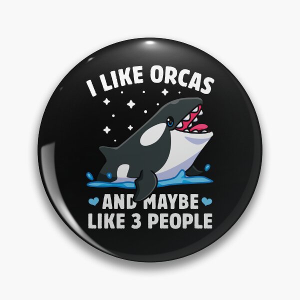 Item preview, I like orcas and maybe like 3 people cute killer whale  designed and sold by Majesticoo.