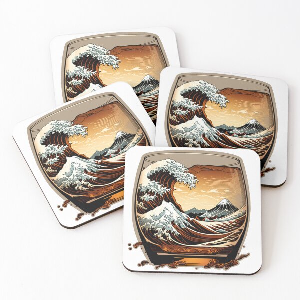 Item preview, Whiskey Wave designed and sold by Studio Bankai.