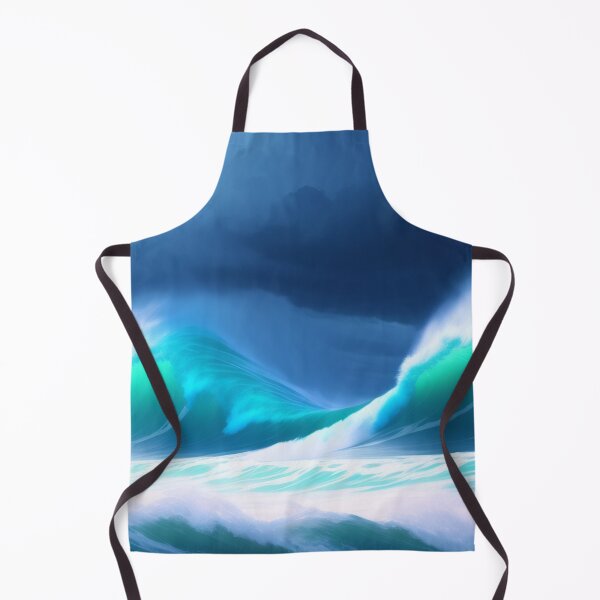 Item preview, Ocean Storm Waves | Beautiful Landscapes | Original Digital Art designed and sold by ArtworkbyEmmy.