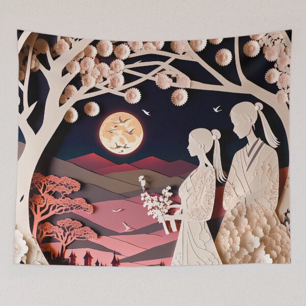 Item preview, Lunar Moon Scene Couple 2 designed and sold by Juliascutecornr.