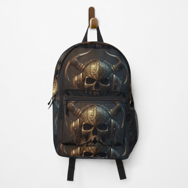 Item preview, Viking Vintage Skull Beard With Headphone designed and sold by VEENCLOTHS.
