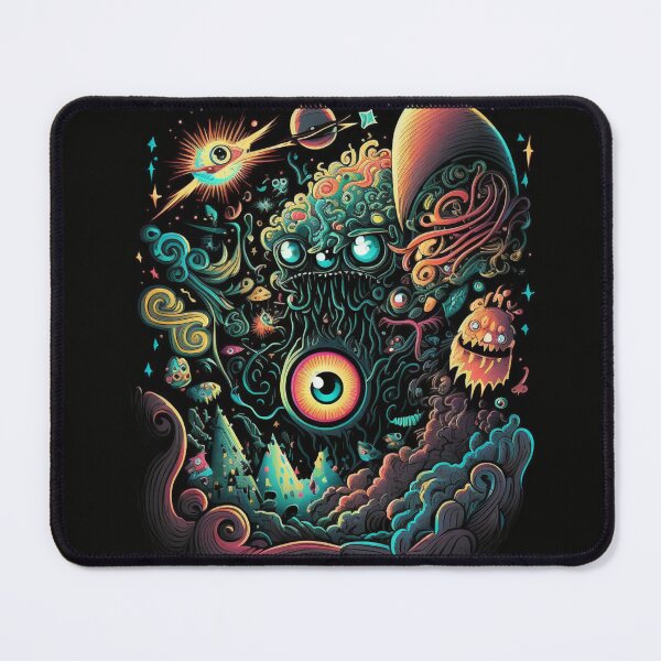 Item preview, abstract artificial monsters in galaxy designed and sold by toxicdz.