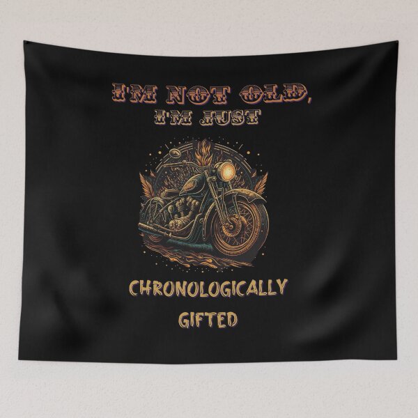 Item preview, i'm not old, i'm just chronologically gifted - Funny Vintage Design designed and sold by Cr4ftyCreations.