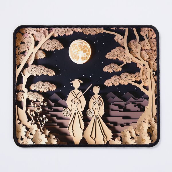 Item preview, Lunar Moon Scene Couple designed and sold by Juliascutecornr.