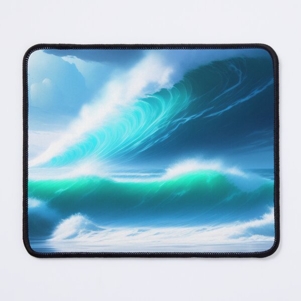 Item preview, Ocean Storm Waves | Beautiful Landscapes | Original Digital Art designed and sold by ArtworkbyEmmy.