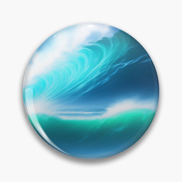 Item preview, Ocean Storm Waves | Beautiful Landscapes | Original Digital Art designed and sold by ArtworkbyEmmy.