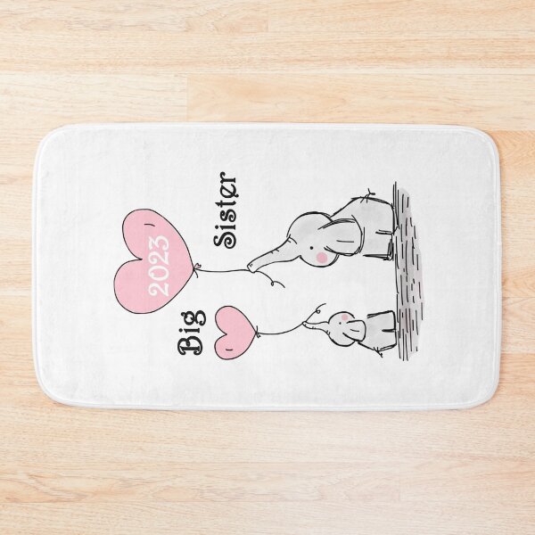 Item preview, Big sister 2023 cute elephants siblings little sister brother baby birth pregnancy happy mom designed and sold by DOM-Shop.