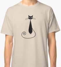 Black cat silhouette Classic T-Shirt