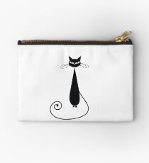 Black cat silhouette Studio Pouch