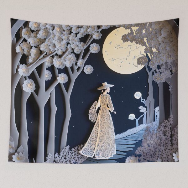 Item preview, Lunar Moon Scene Moon Walk designed and sold by Juliascutecornr.