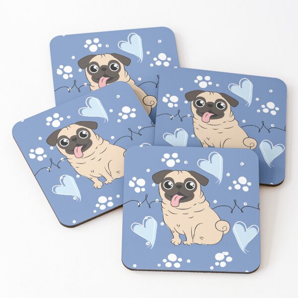 Artikelvorschau, LIEBE Rehkitz Mops entworfen und verkauft von Lulupainting.