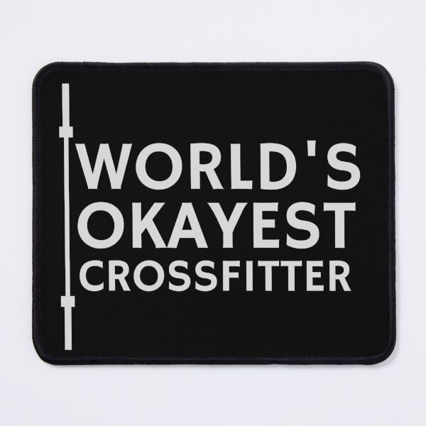 Item preview, World's Okayest Crossfitter designed and sold by GPODdesign.