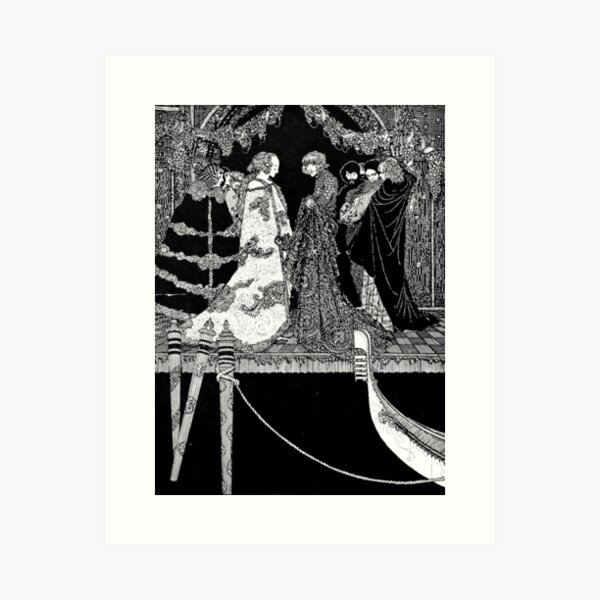 Item preview, The Assignation of Venice - Harry Clarke for E.A. Poe designed and sold by forgottenbeauty.