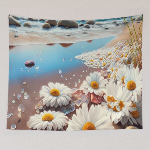 Item preview, Daisies on the sand beach 8 designed and sold by Artistic Pandas.