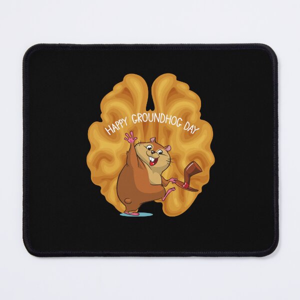 Item preview, Happy Groundhog Day designed and sold by ZubiyaArt.